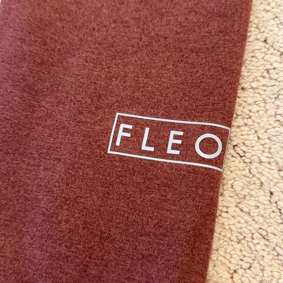 Fleo El Toro 25” High Rise Heather Rosewood Leggings - Picture 3 of 7